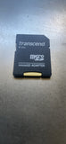TRANSCEND 32Go UHS-I U1 microSD avec adaptateur SD pour drone / caméra