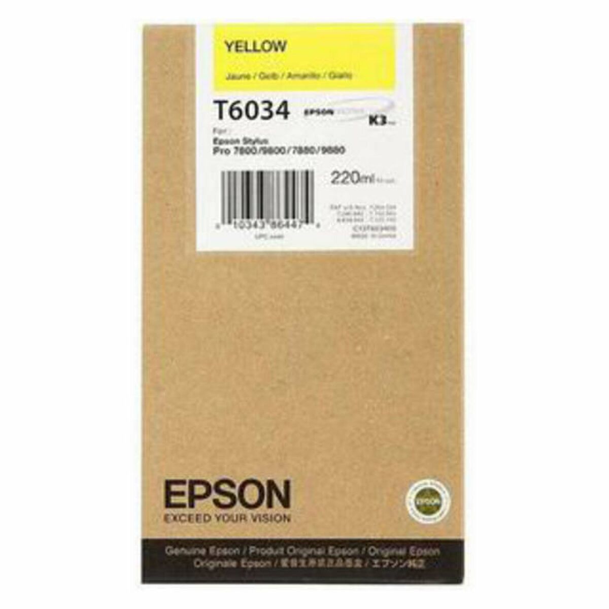 EPSON 5LB T6034 ink cartridge yellow standard capacity 220ml 1-pack