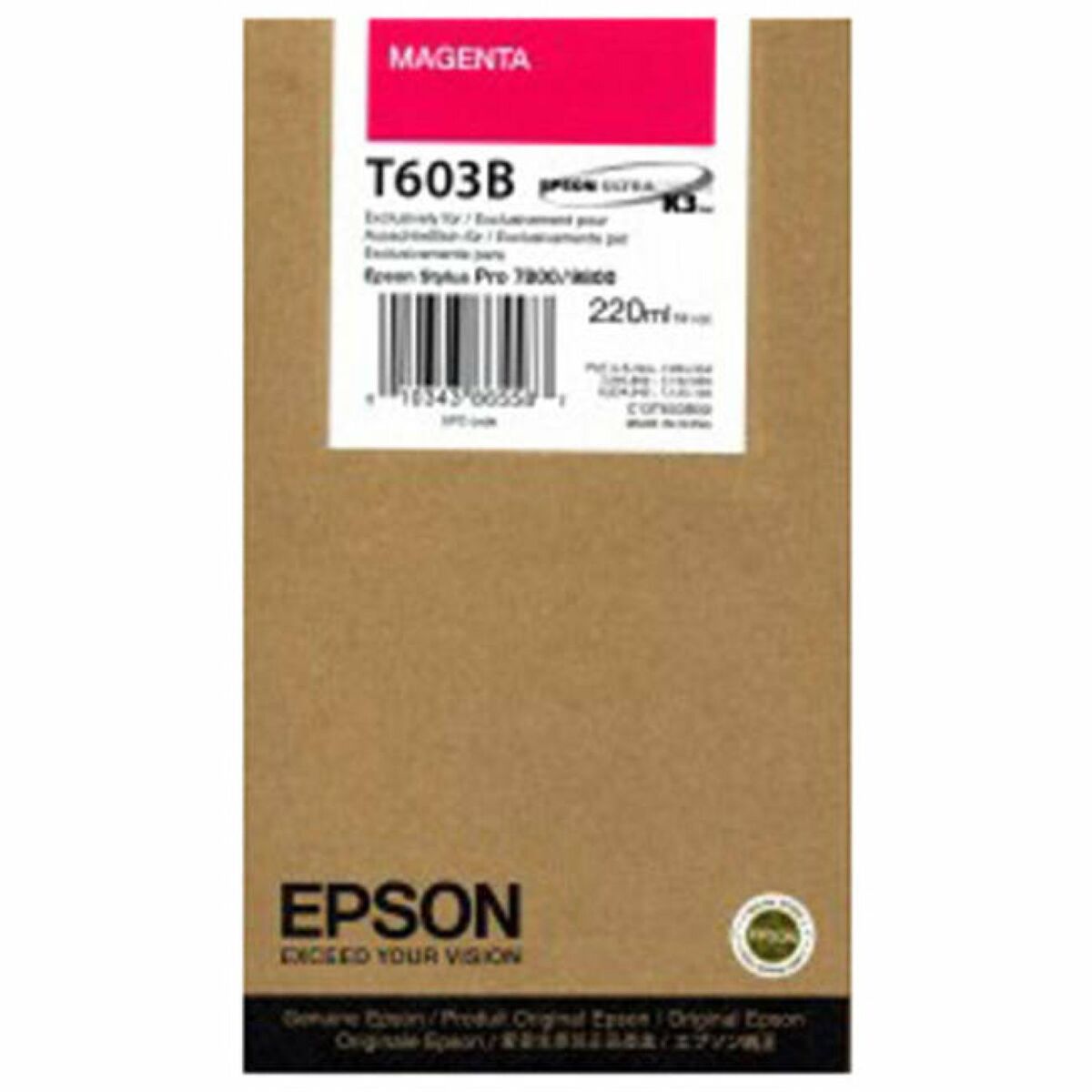 EPSON 5LB T603B ink cartridge magenta standard capacity 220ml 1-pack