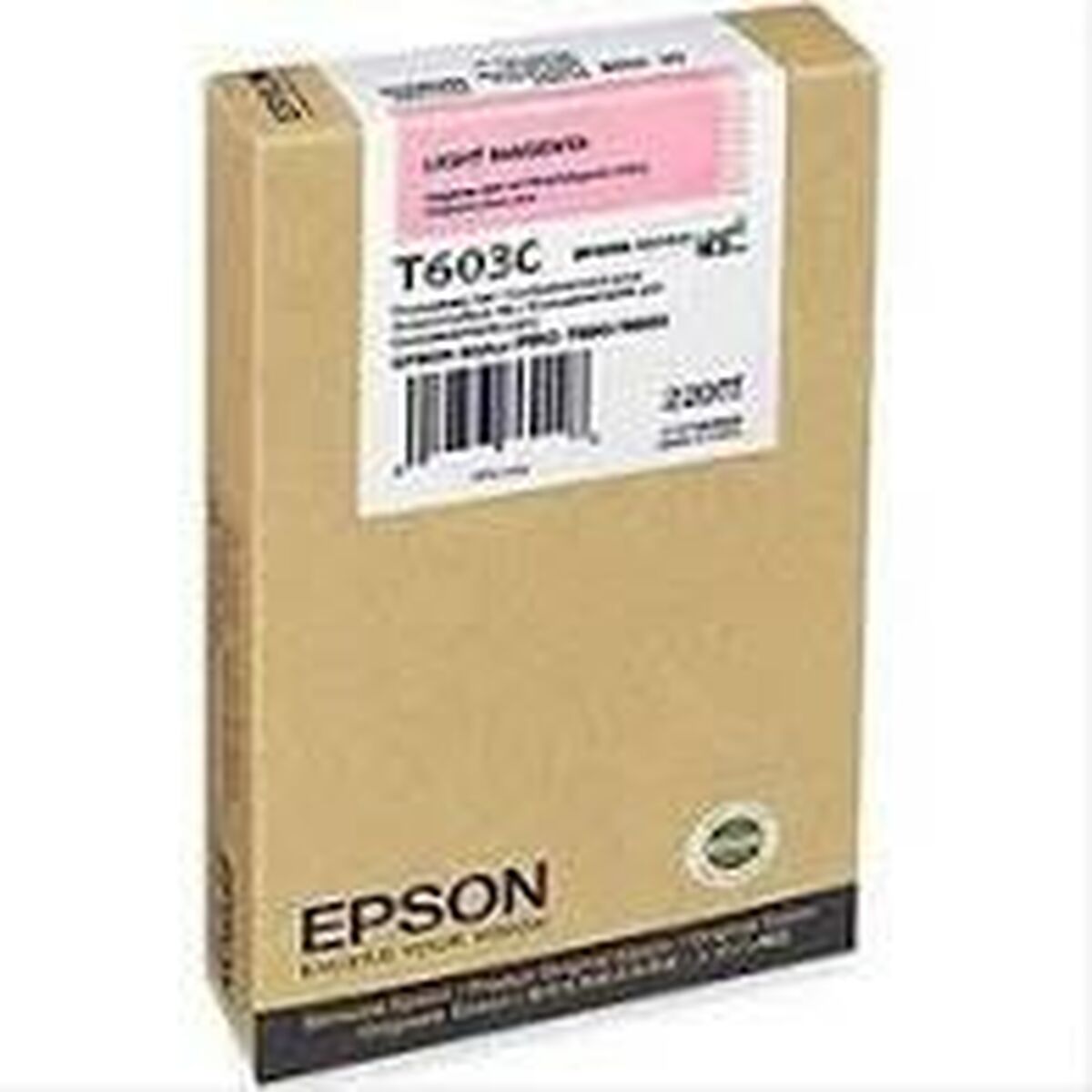 EPSON 5LB T603C ink cartridge light magenta standard capacity 220ml 1-pack
