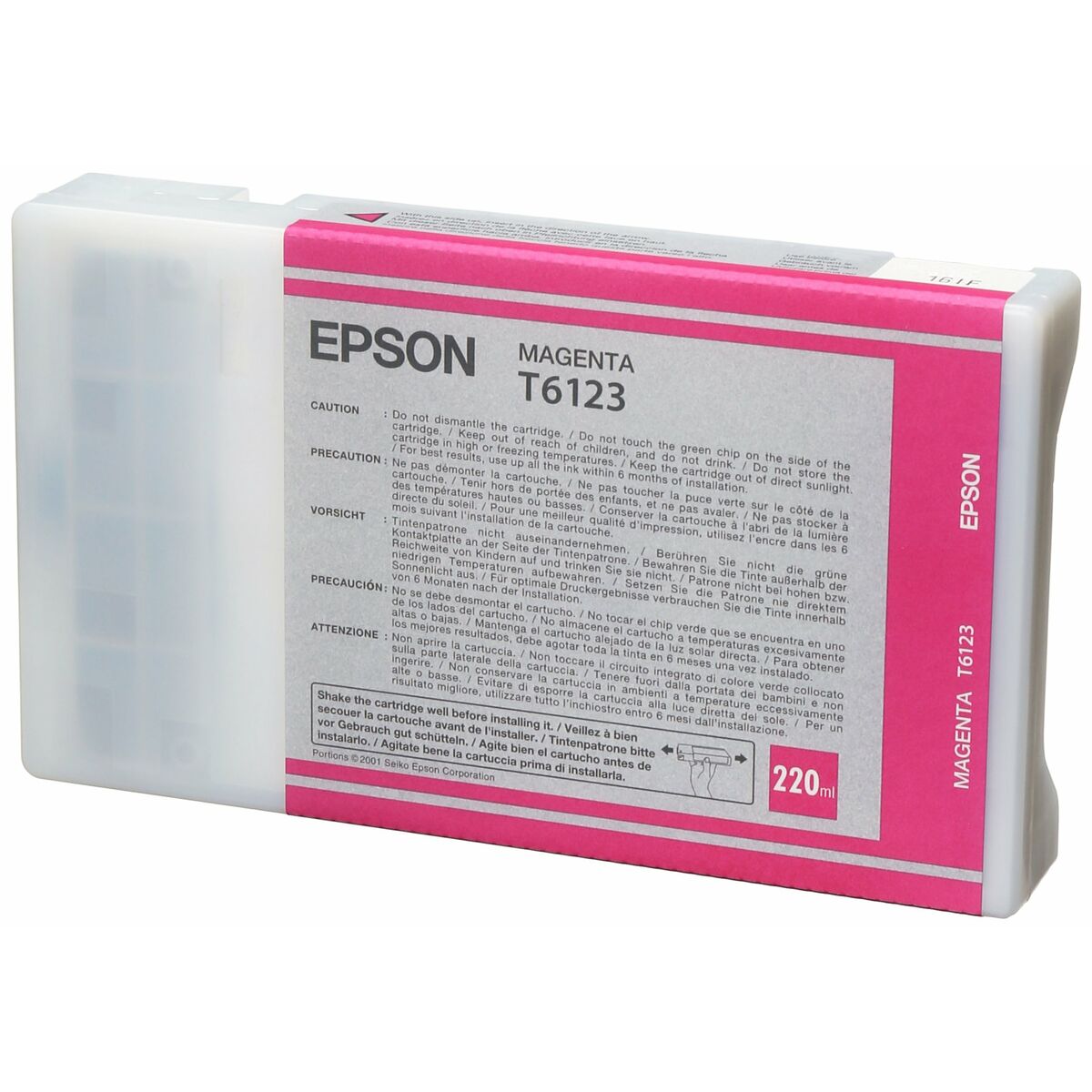 EPSON 5LB T6123 ink cartridge magenta standard capacity 220ml 1-pack