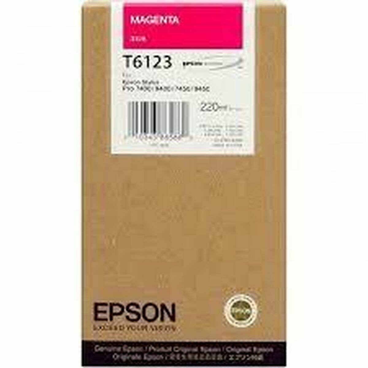 EPSON 5LB T6123 ink cartridge magenta standard capacity 220ml 1-pack