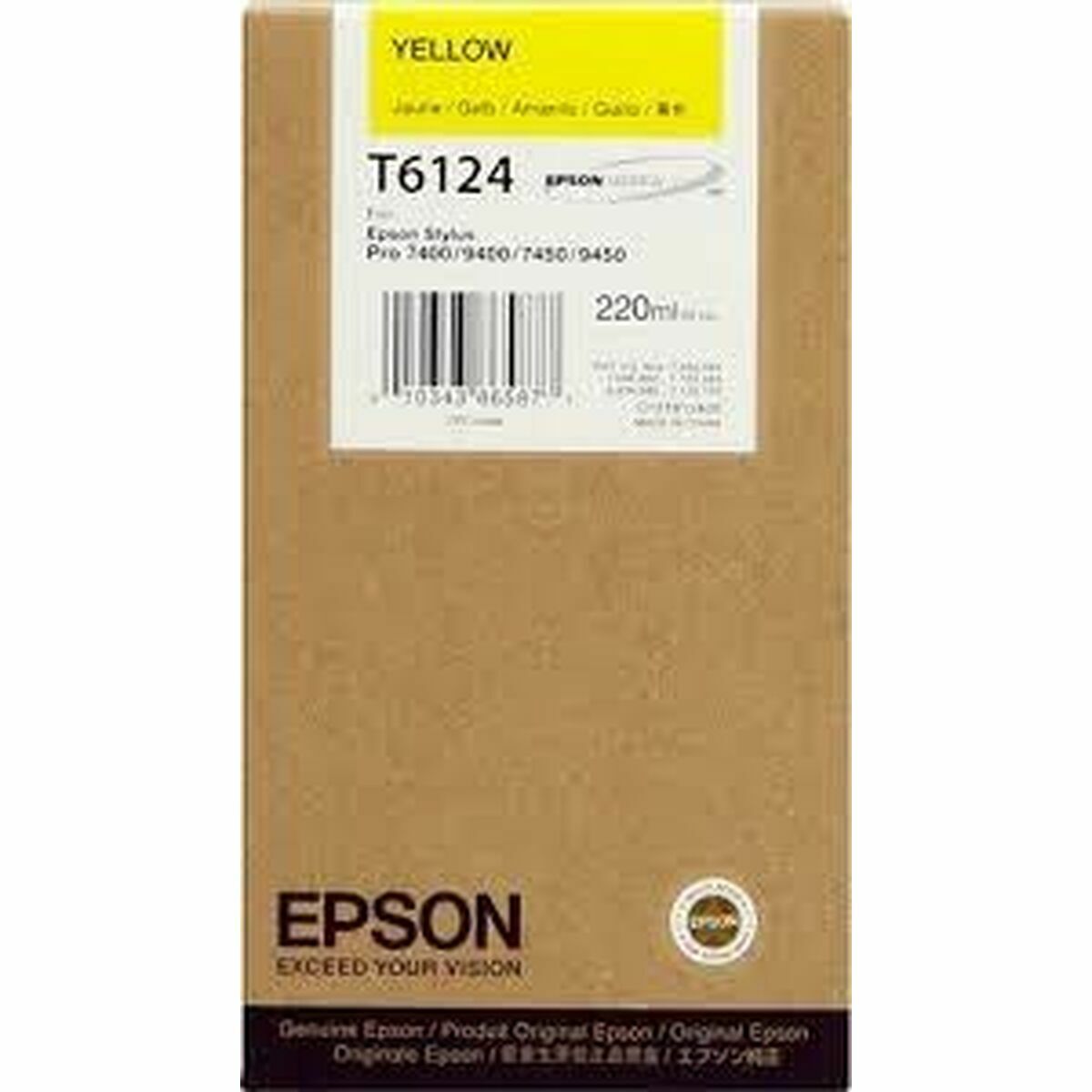 EPSON 5LB T6124 ink cartridge yellow standard capacity 220ml 1-pack