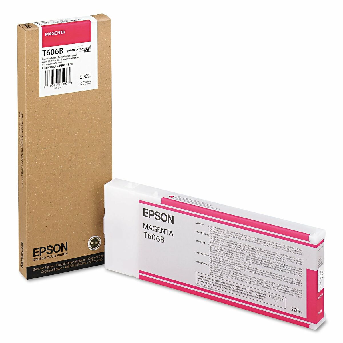 EPSON 5LB T606B ink cartridge magenta standard capacity 220ml 1-pack