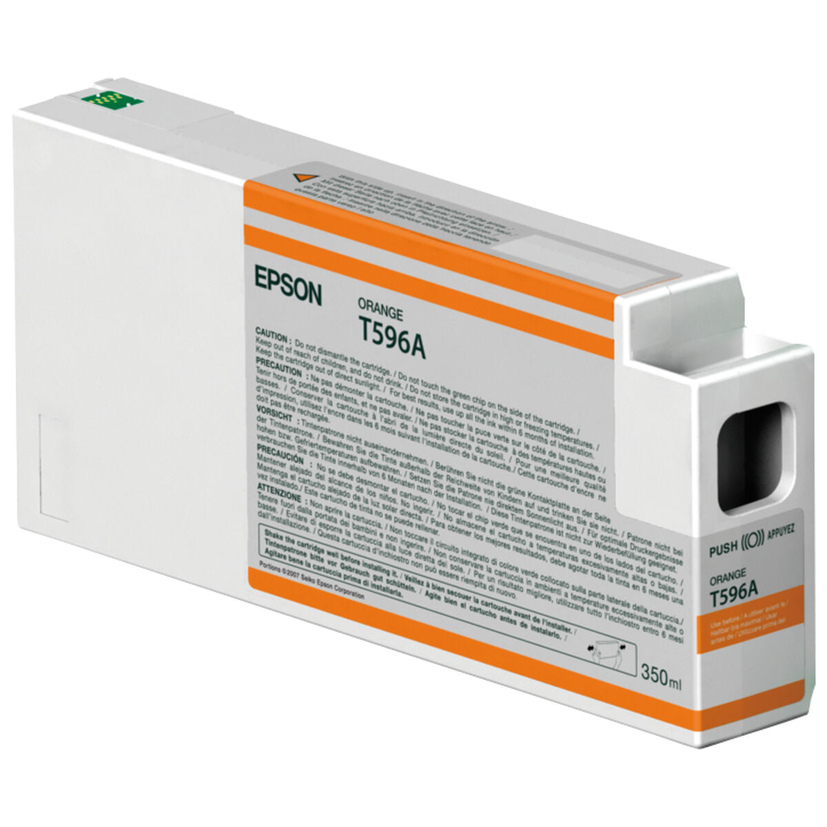 EPSON 5LB T596A ink cartridge orange standard capacity 350ml 1-pack