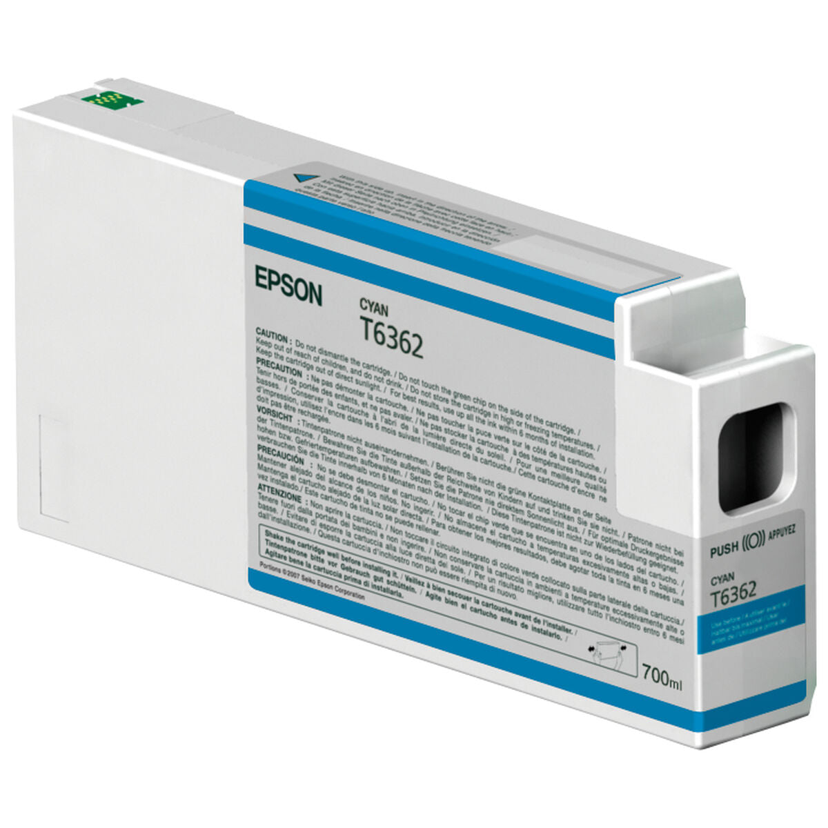 EPSON T6362 cartouche de encre cyan capacité standard 700ml pack de 1