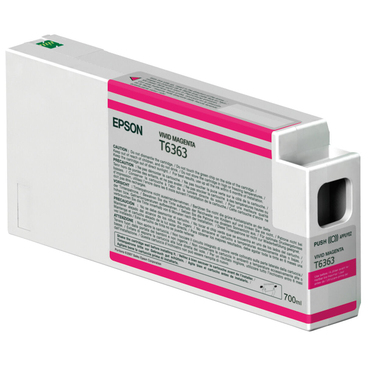 EPSON 5LB T6363 ink cartridge vivid magenta standard capacity 700ml 1-pack