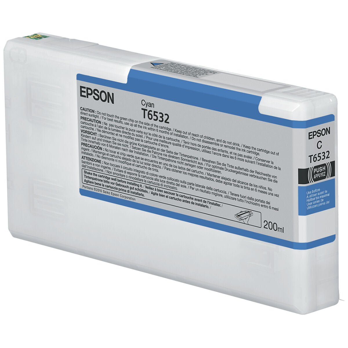EPSON T6532 cartouche d encre cyan capacité standard 200ml