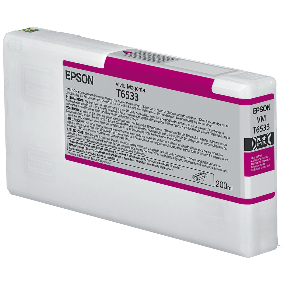 EPSON 5LB T6533 ink cartridge vivid magenta standard capacity 200ml