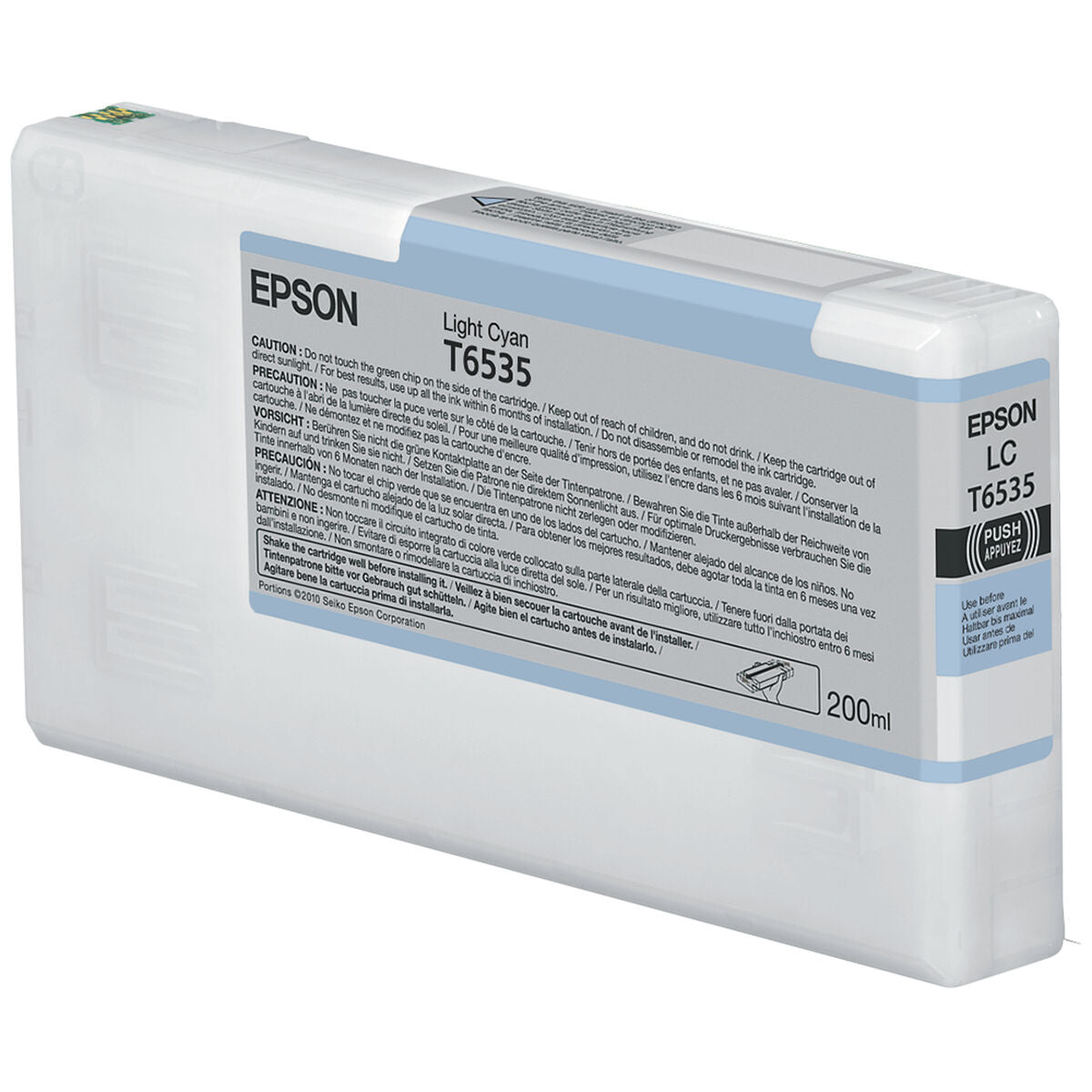 EPSON T6535 cartouche d encre cyan clair capacité standard 200ml