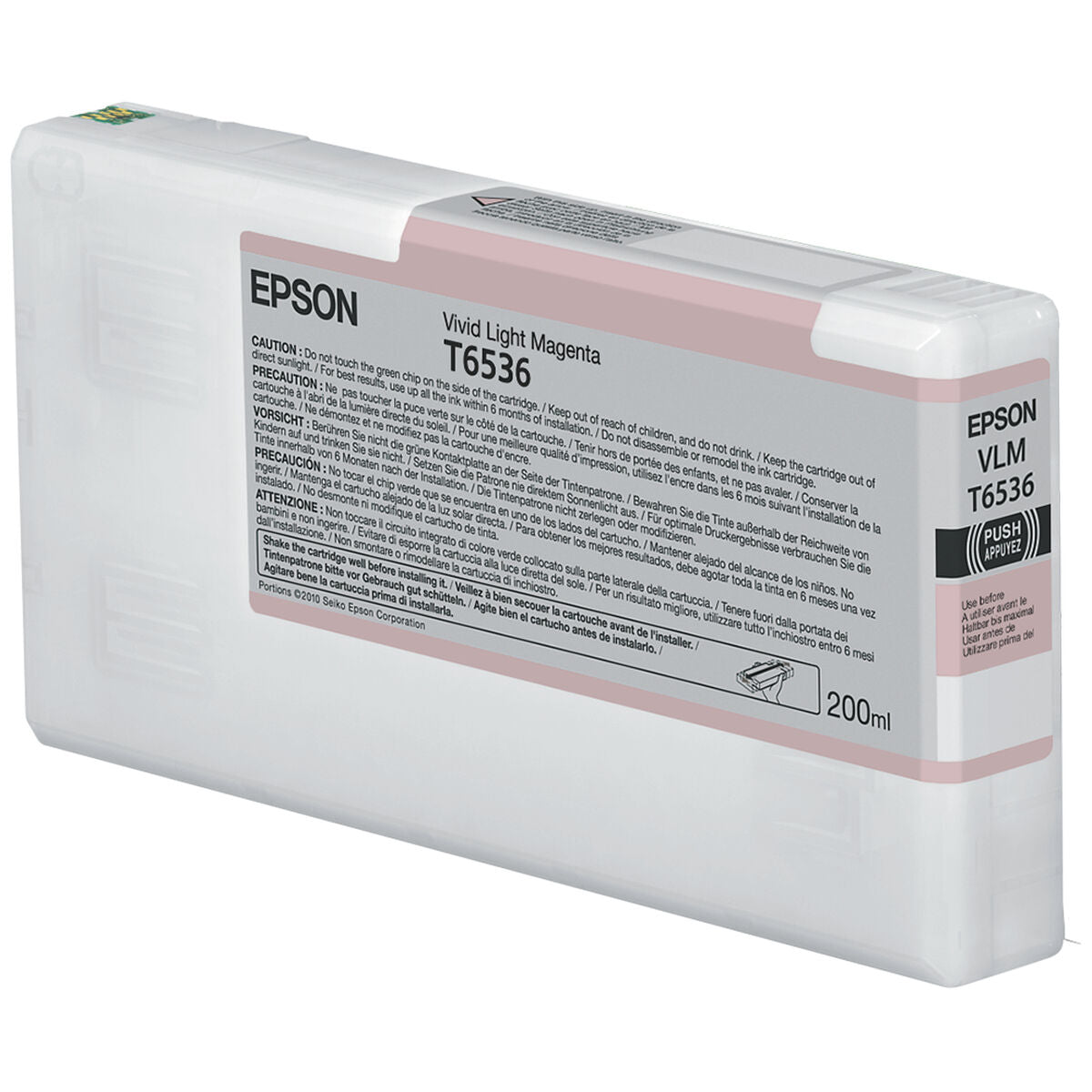 EPSON 5LB T6536 ink cartridge vivid light magenta standard capacity 200ml