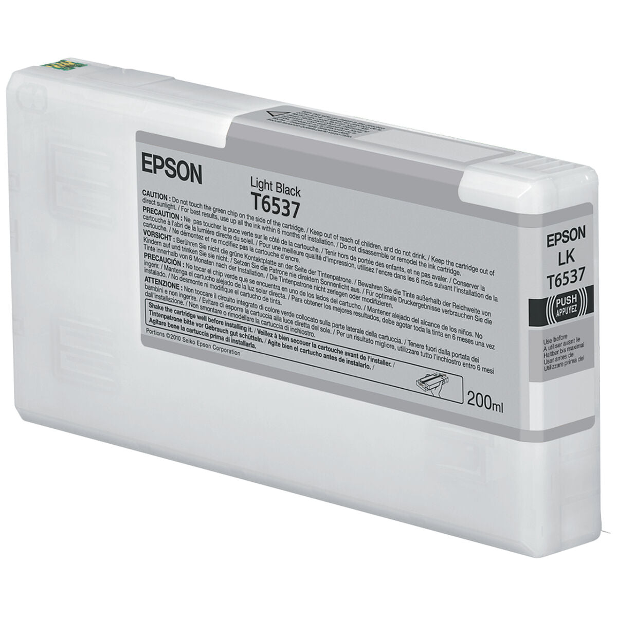 EPSON 5LB T6537 ink cartridge light black standard capacity 200ml