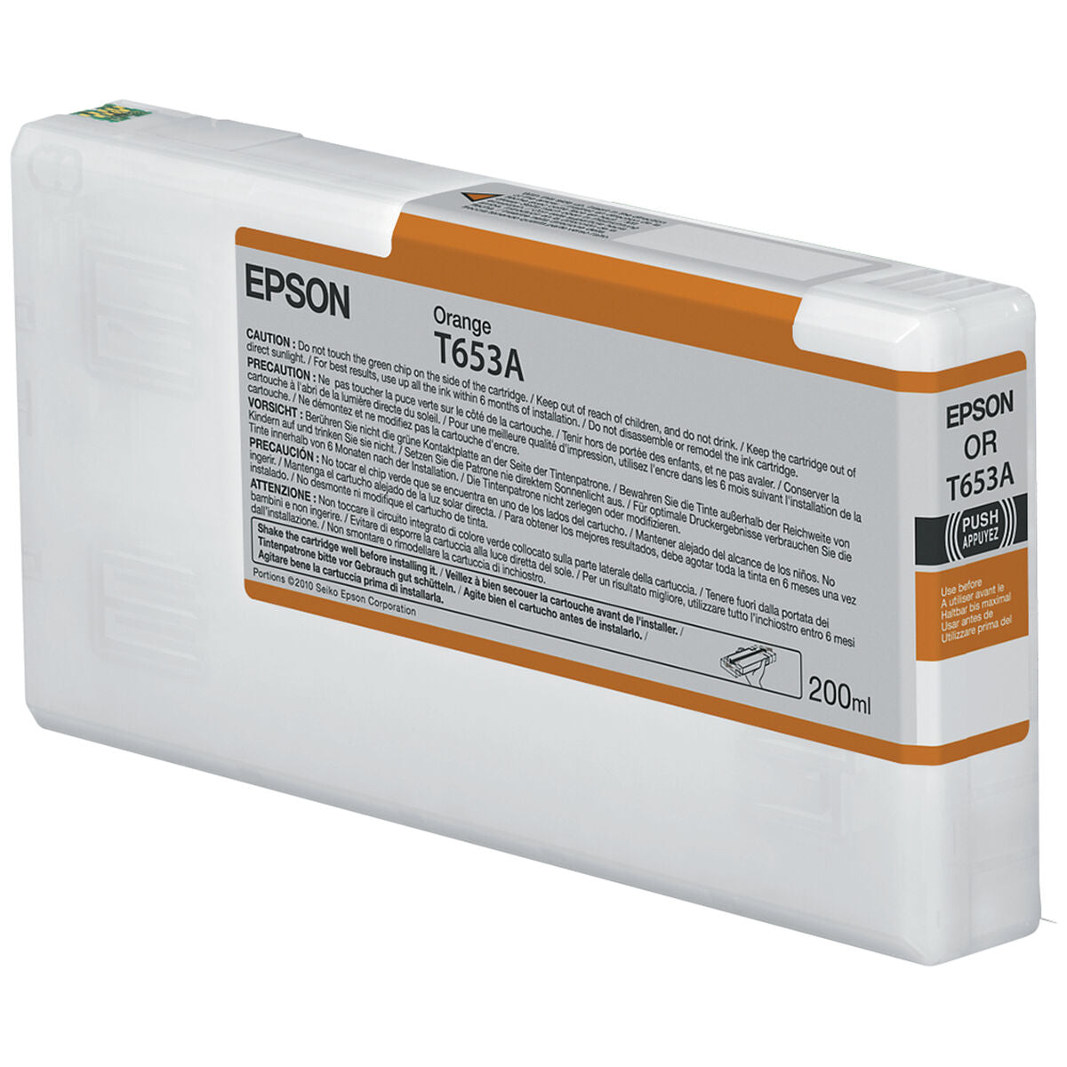 EPSON 5LB T653A ink cartridge orange standard capacity 200ml