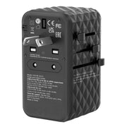 VERBATIM GAN III UNIVERSAL TRAVEL ADAPTER UTA-06 WITH 2 X USB-C PD 100W & QC 4+ / 2 X USB-A QC 3.00 WCF (P)