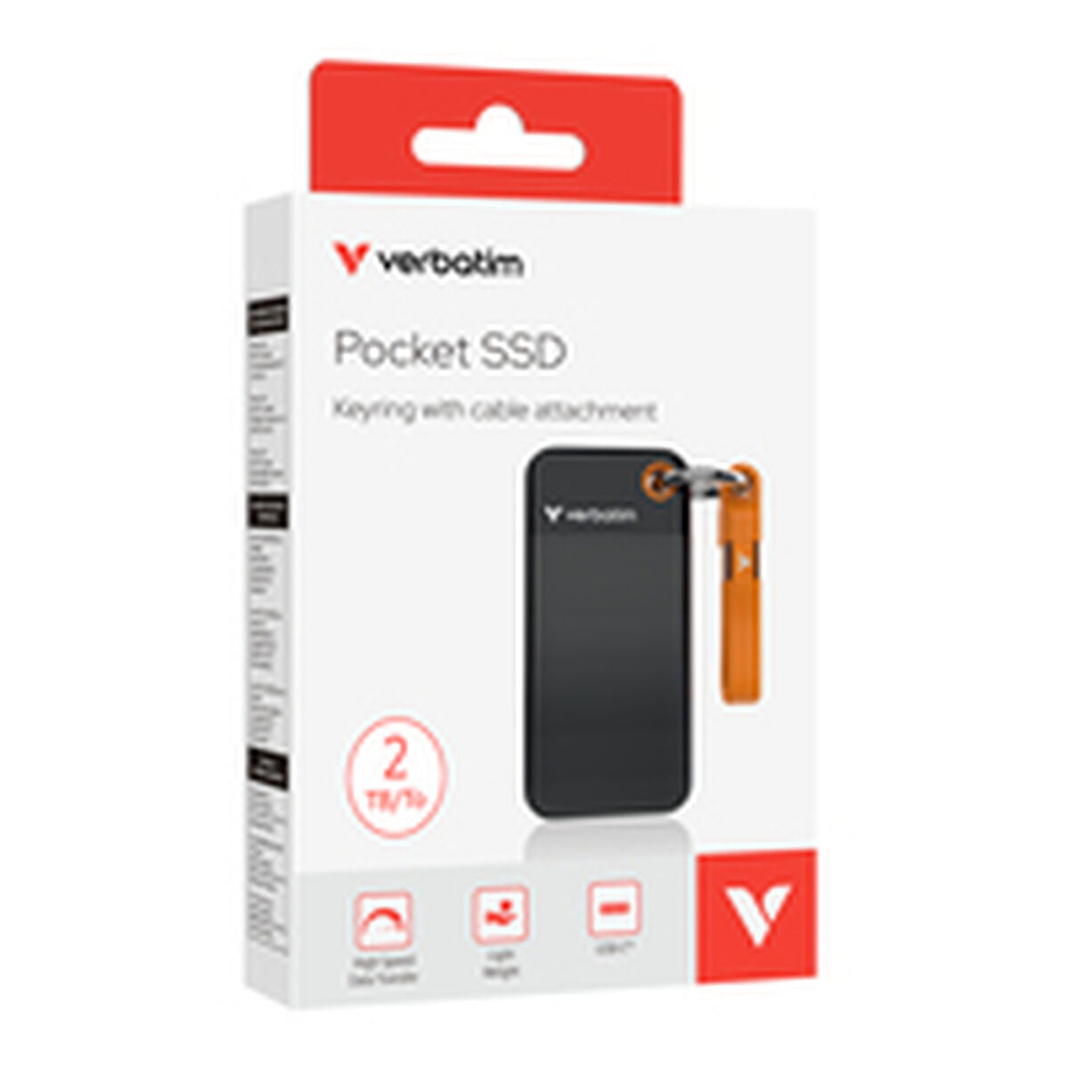 Pocket SSD USB 3.2 Gen 2 2TB Black/Orang