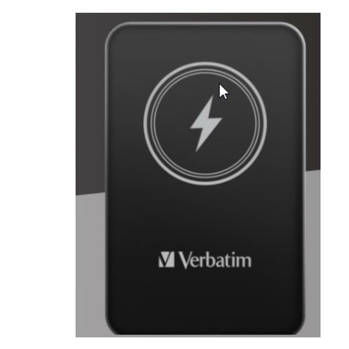 VERBATIM CHARGE N GO MAGNETIC WIRELESS POWER BANK 10000 GREY WCF (P)