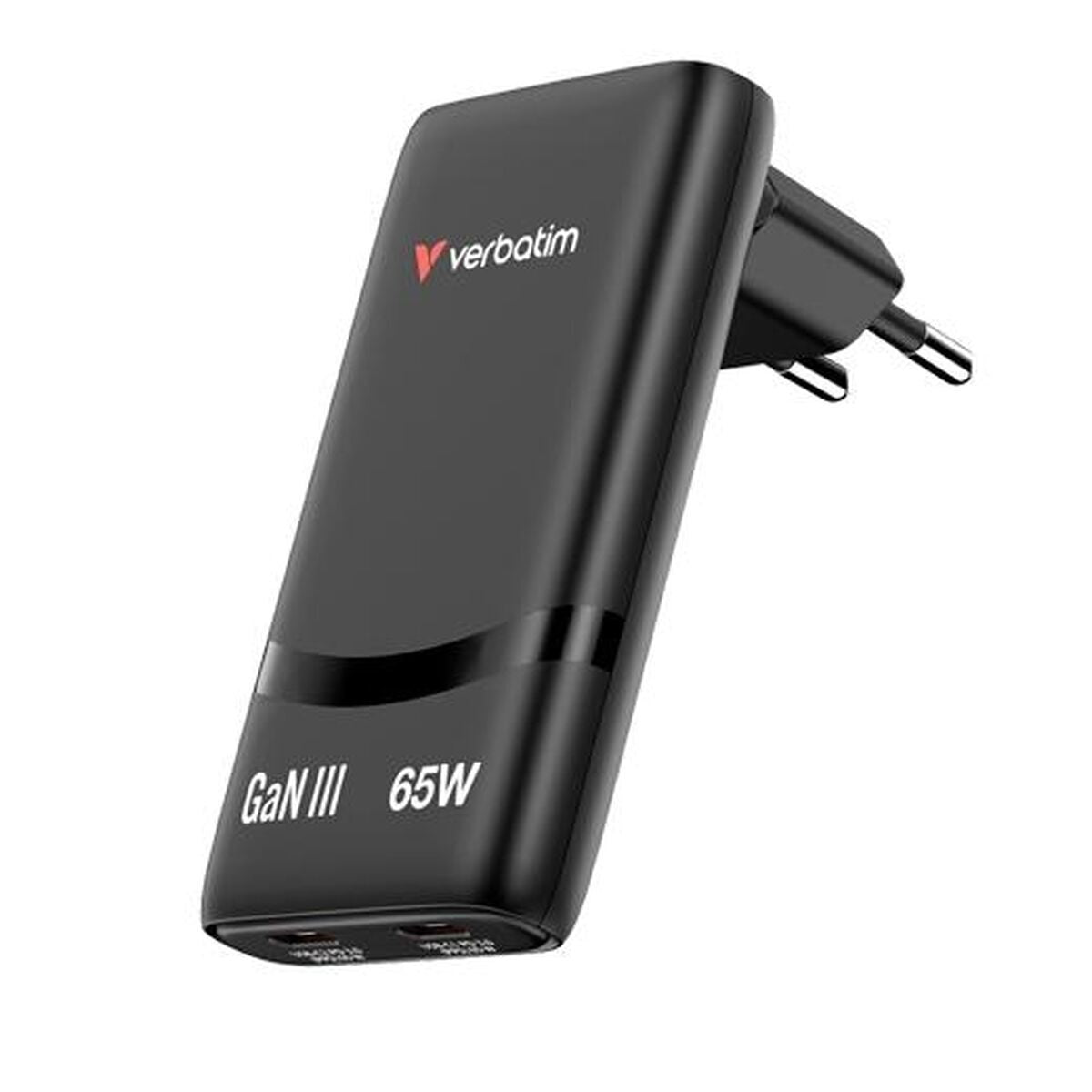 Fold ´n´ Go GaN Charger 65W EU plug Blac