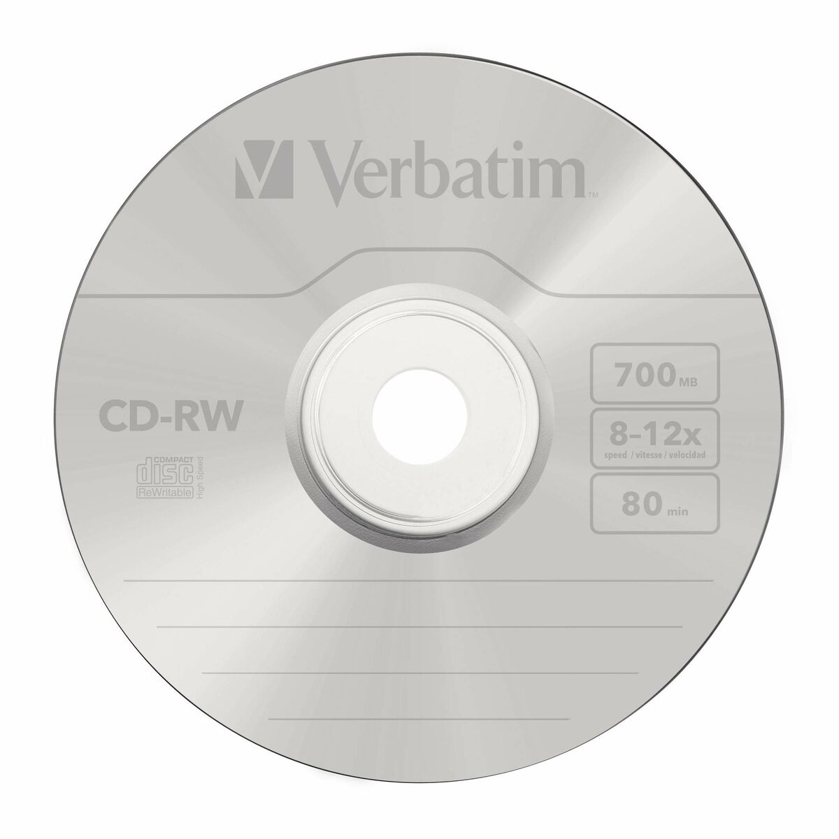 CD-RW/700MB 80Min 10x Speed Cake10pk