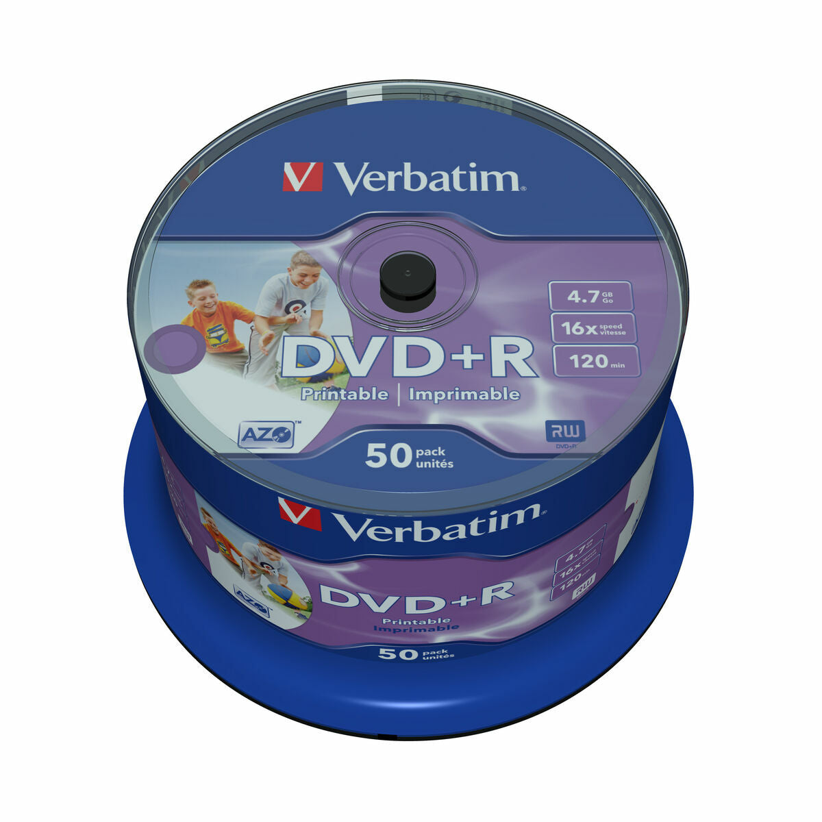 DVD+R/4.7GB 16xspd photo print 50pk
