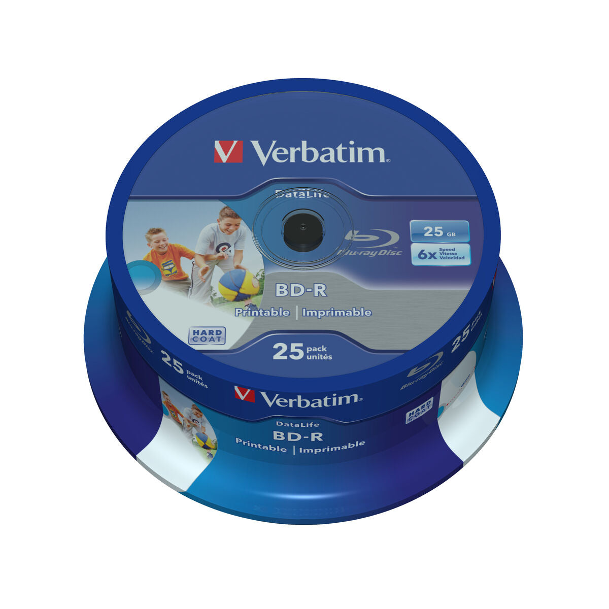BD-R SL Datalife HTL 6xspd Wide Pr 25pk