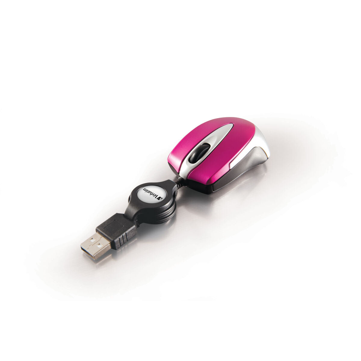 GO MINI OPTICAL TRAVEL MOUSE HOT PINK