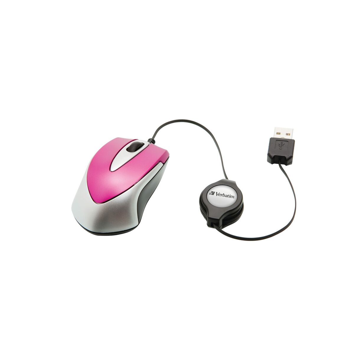 GO MINI OPTICAL TRAVEL MOUSE HOT PINK