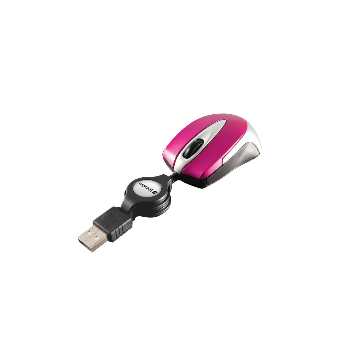 GO MINI OPTICAL TRAVEL MOUSE HOT PINK