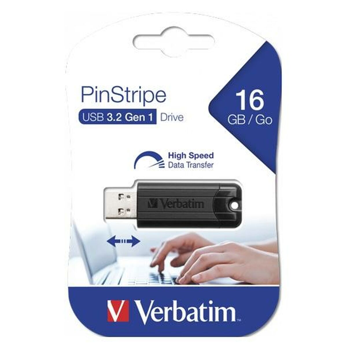 Store n Go Pinstripe USB 3.0 Drive 16GB