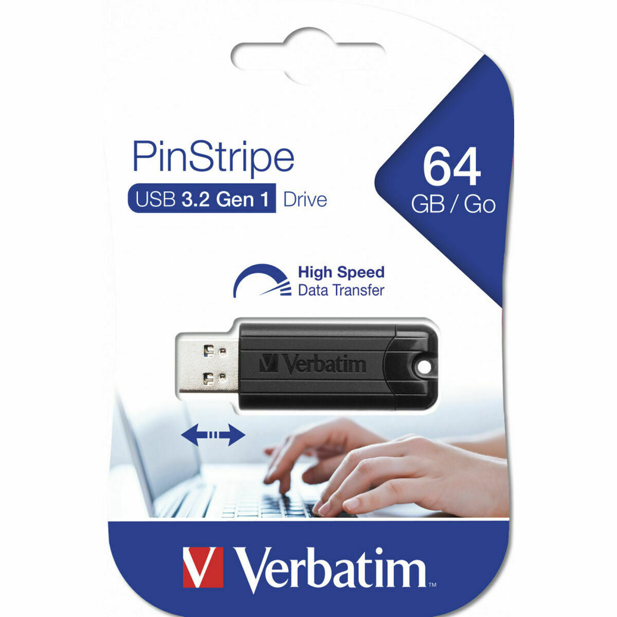 Store n Go Pinstripe USB 3.0 Drive 64GB