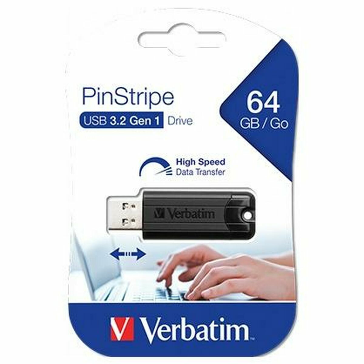 Store n Go Pinstripe USB 3.0 Drive 64GB