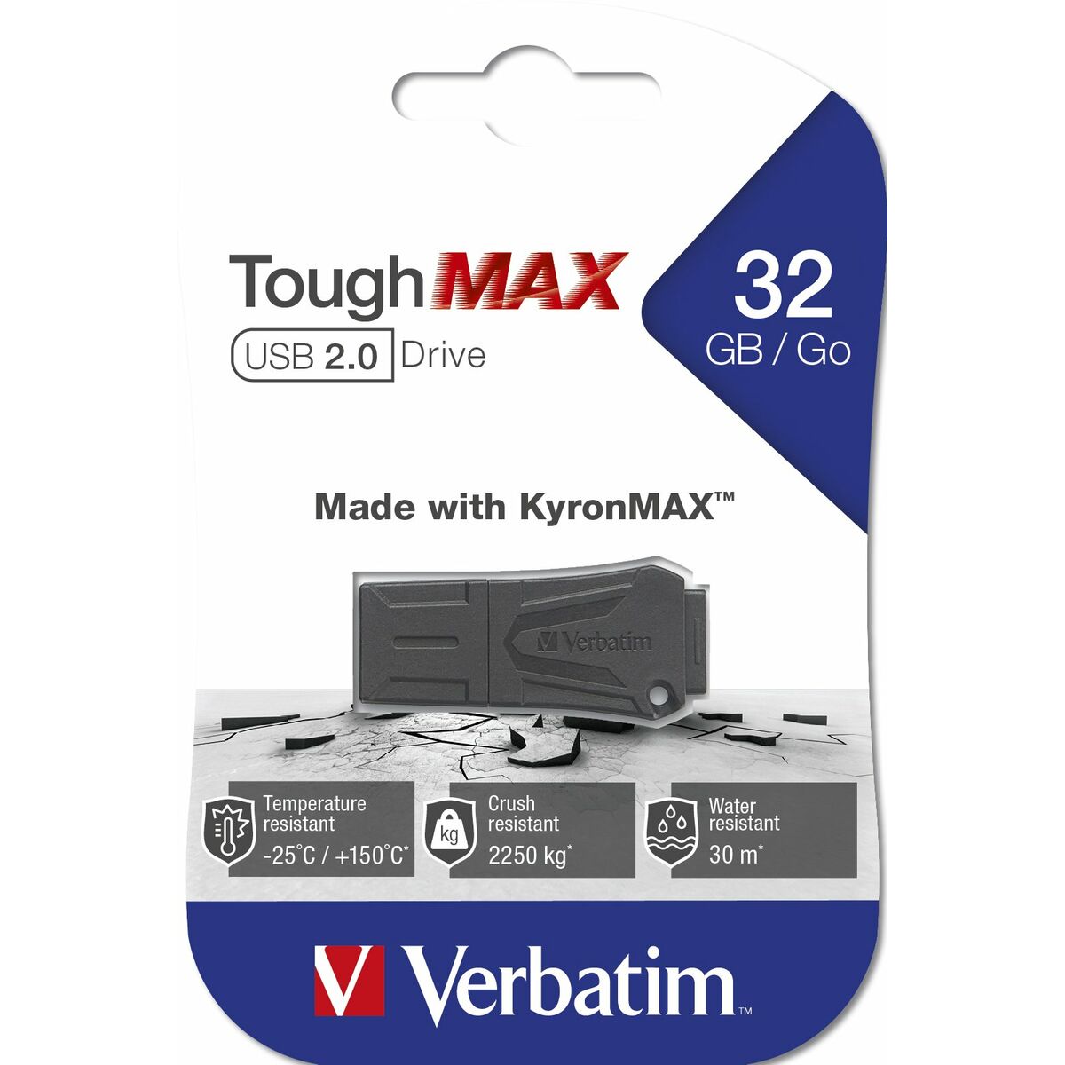 Verbatim TOUGHMAX USB 2.0 DRIVE 32GB