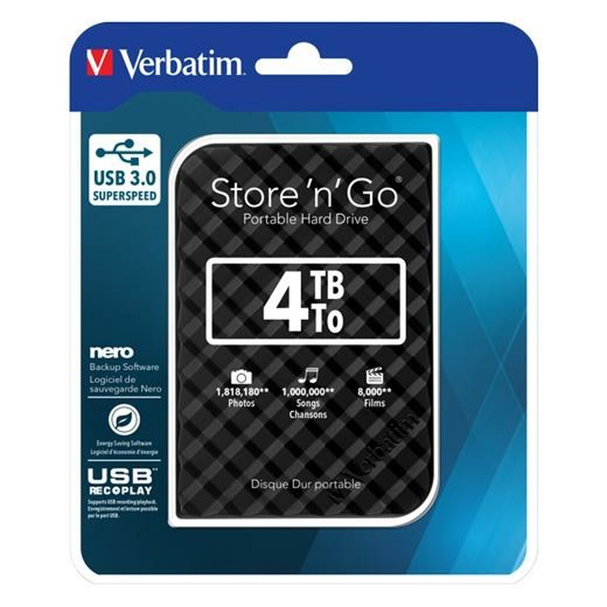 Store n Go 2.5" 6.35mm Gen 2 4TB USB 3