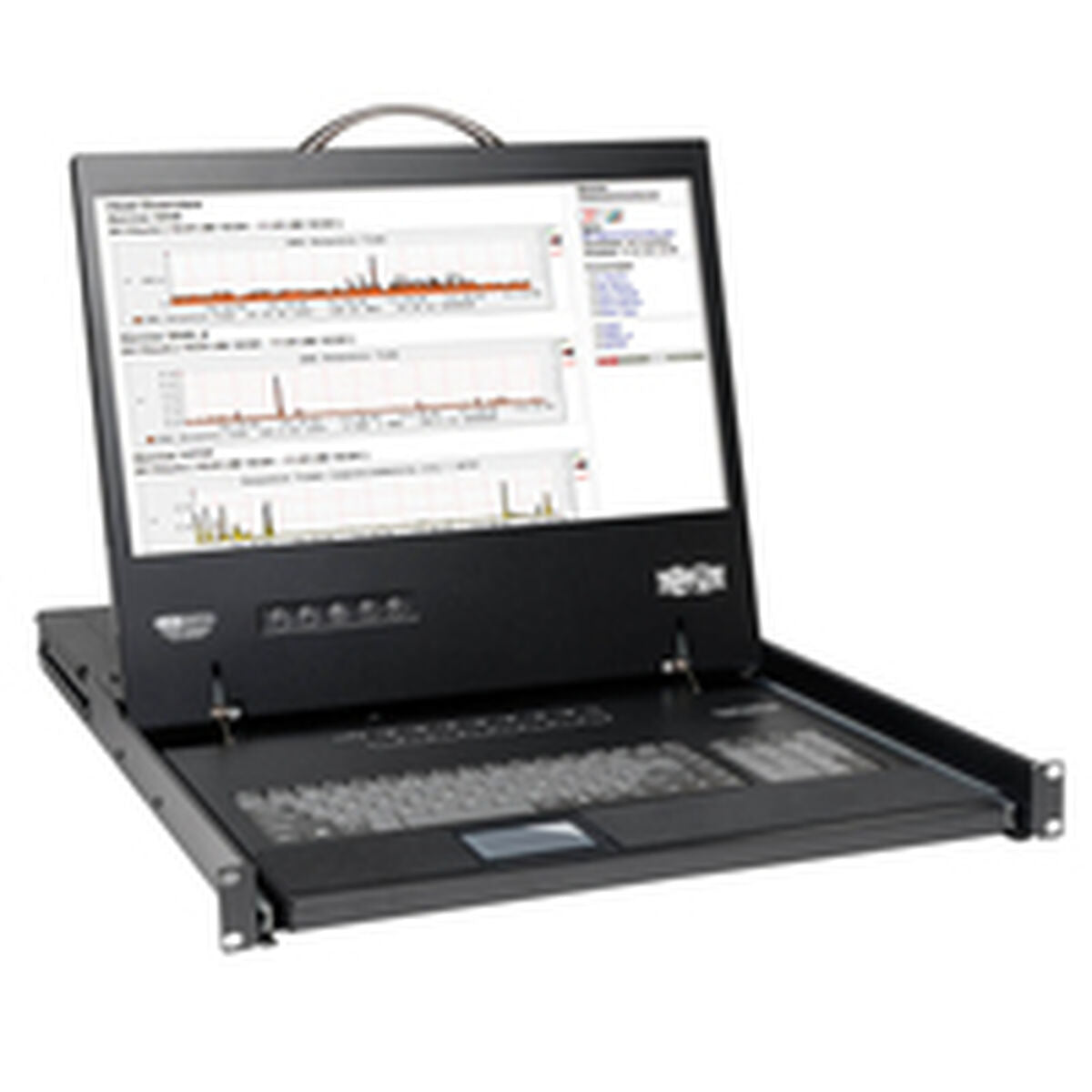 EATON TRIPPLITE 16-Port Rack Console VGA KVM Switch w/ 19 LCD 1U TAA KVM switch 16 x KVM ports 1 local user rack-mountable