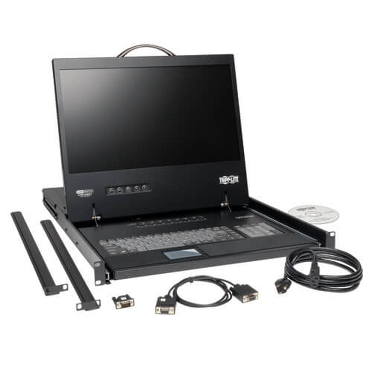 EATON TRIPPLITE 16-Port Rack Console VGA KVM Switch w/ 19 LCD 1U TAA KVM switch 16 x KVM ports 1 local user rack-mountable