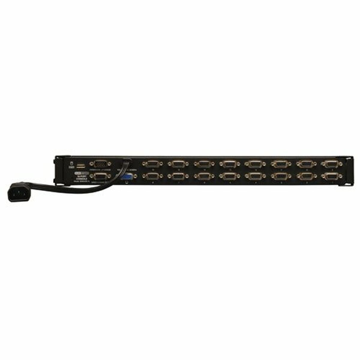 EATON TRIPPLITE 16-Port Rack Console VGA KVM Switch w/ 19 LCD 1U TAA KVM switch 16 x KVM ports 1 local user rack-mountable