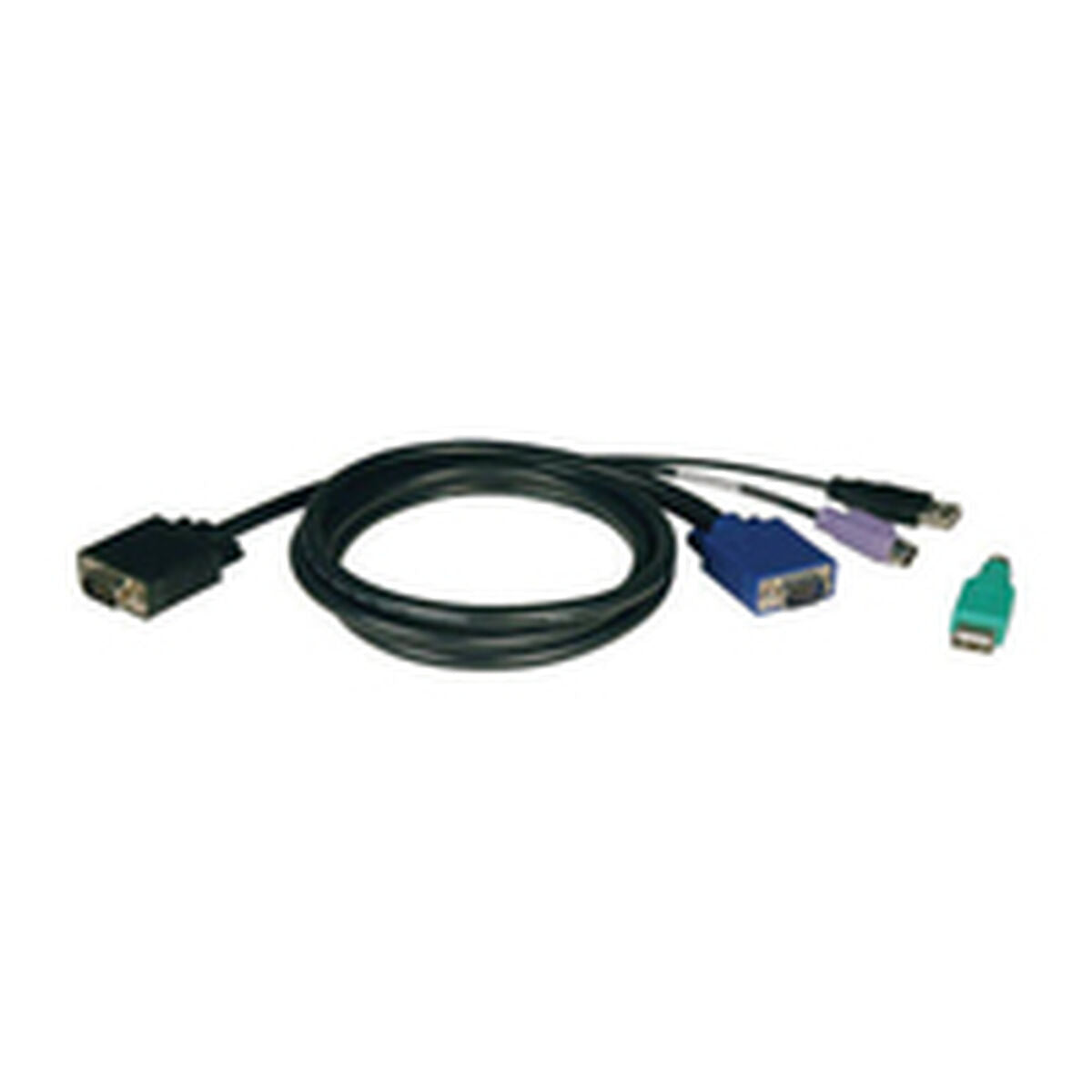 EATON TRIPPLITE USB/PS2 Combo Cable Kit for NetController KVM Switches B040-Series and B042-Series 6ft. 1.83m