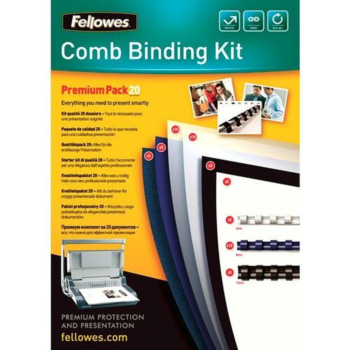 FELLOWES Starter Pack Premium 20pk box 20
