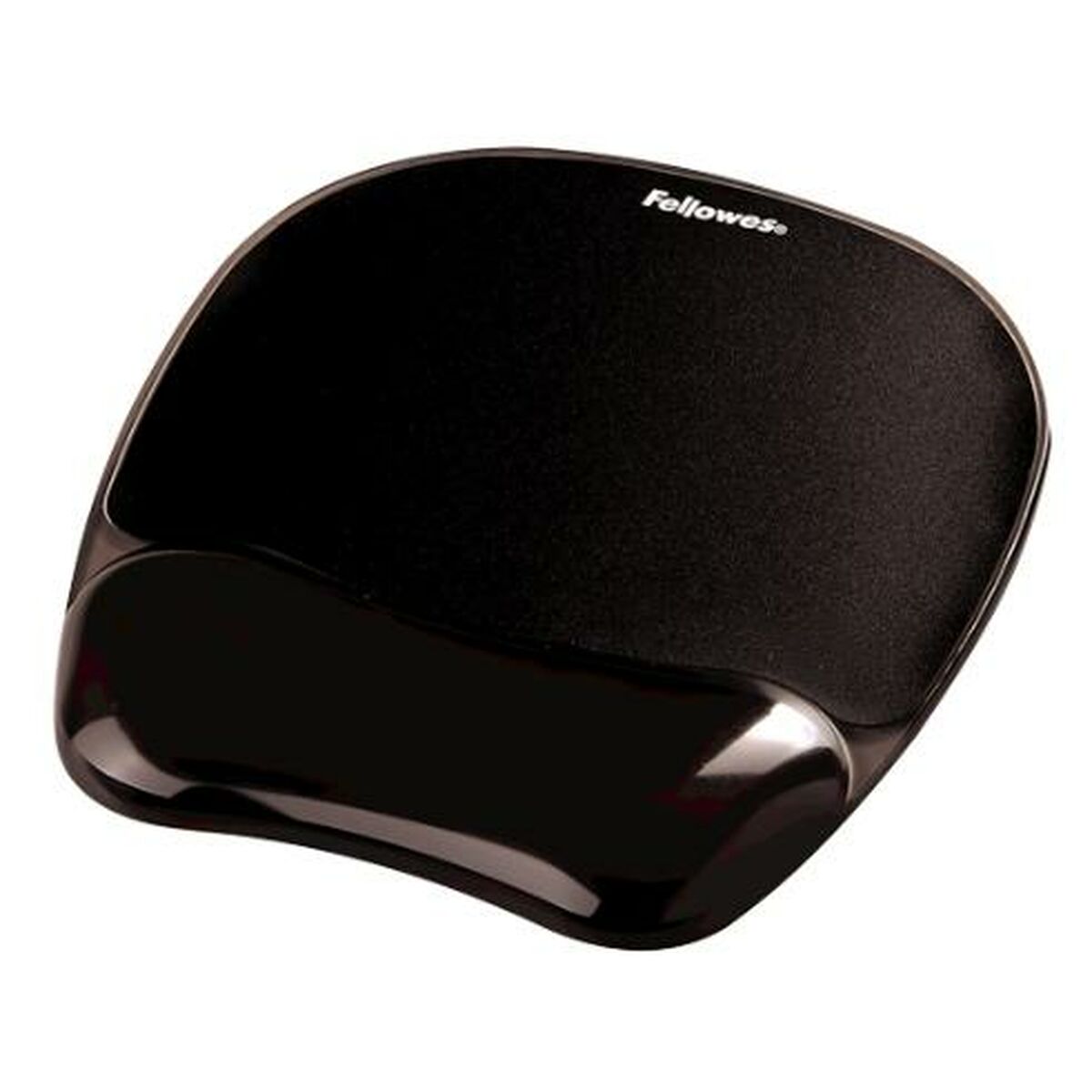 FELLOWES - Tapis de souris - Repose-poignets Gel Crystal™ Noir