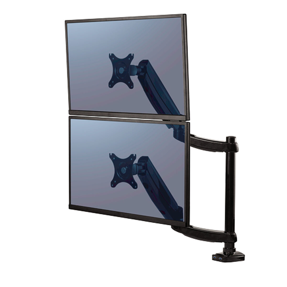 FELLOWES Bras porte-écrans double vertical Platinum Series