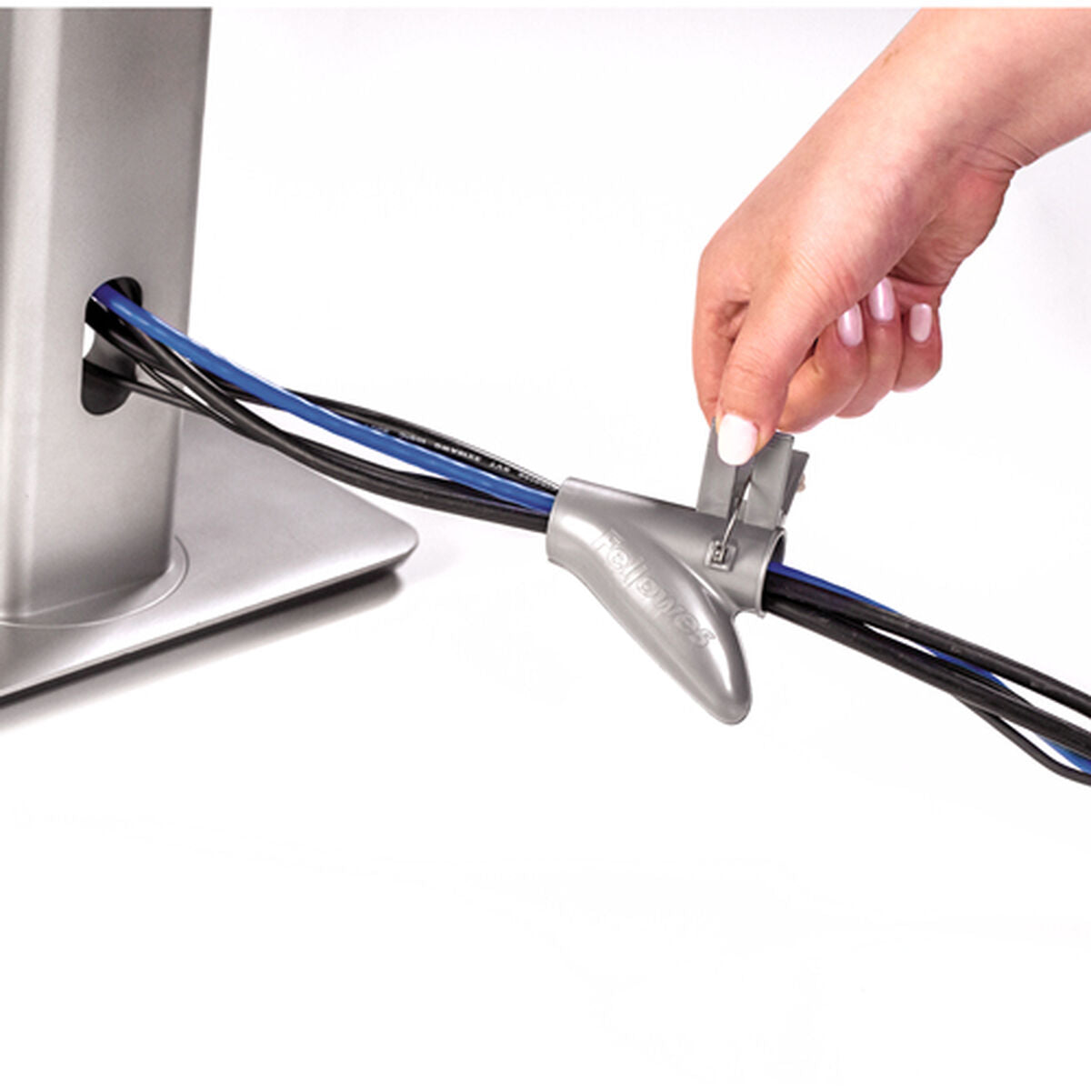 FELLOWES CableZip™ - Rassembleur de câbles - Gris