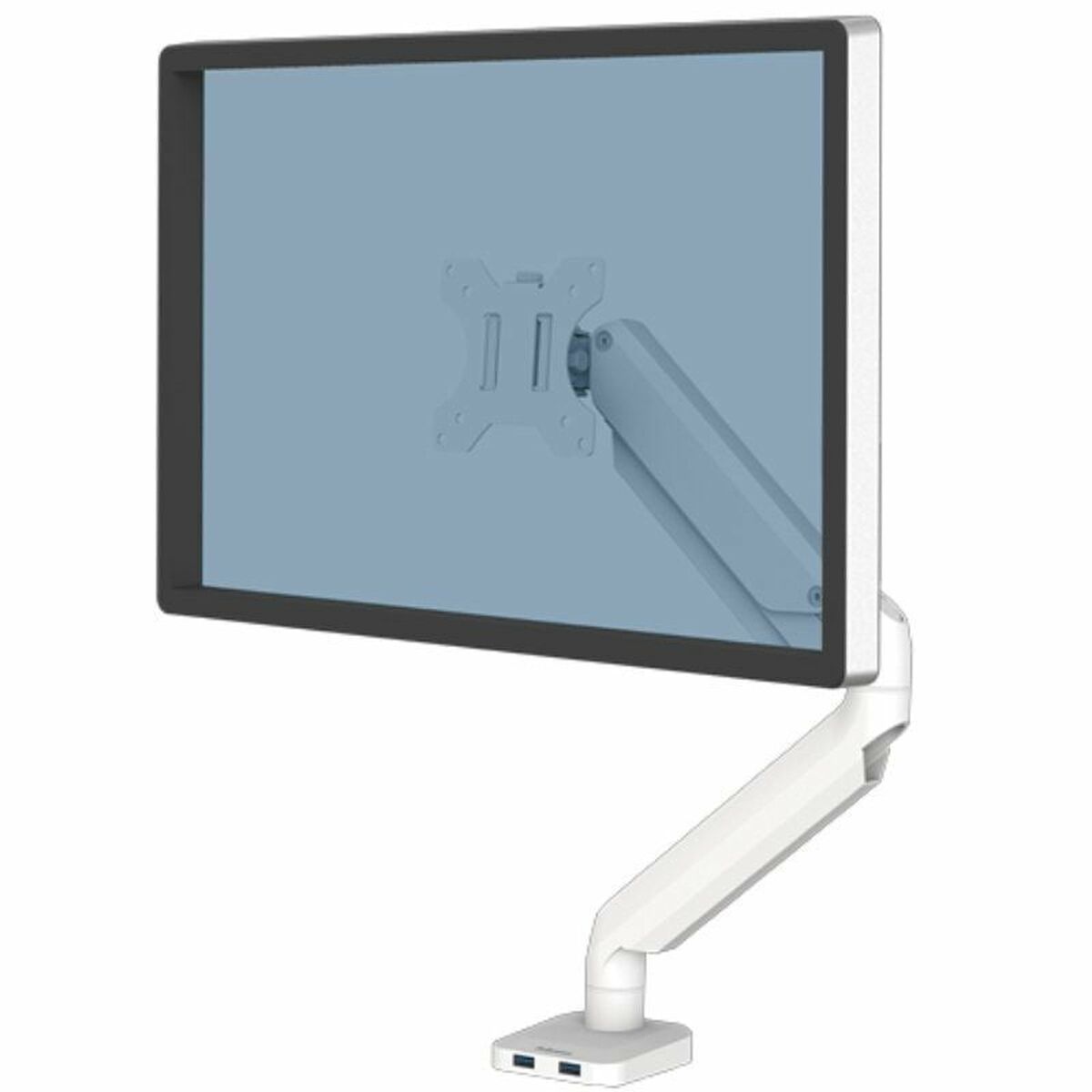 FELLOWES Bras Porte-Ecran Simple Blanc Platinum Series