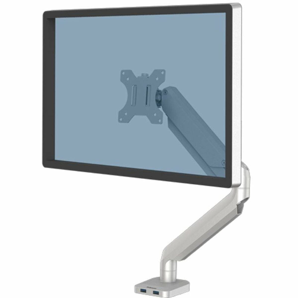 FELLOWES Bras Porte-Ecran Simple Gris Platinum Series