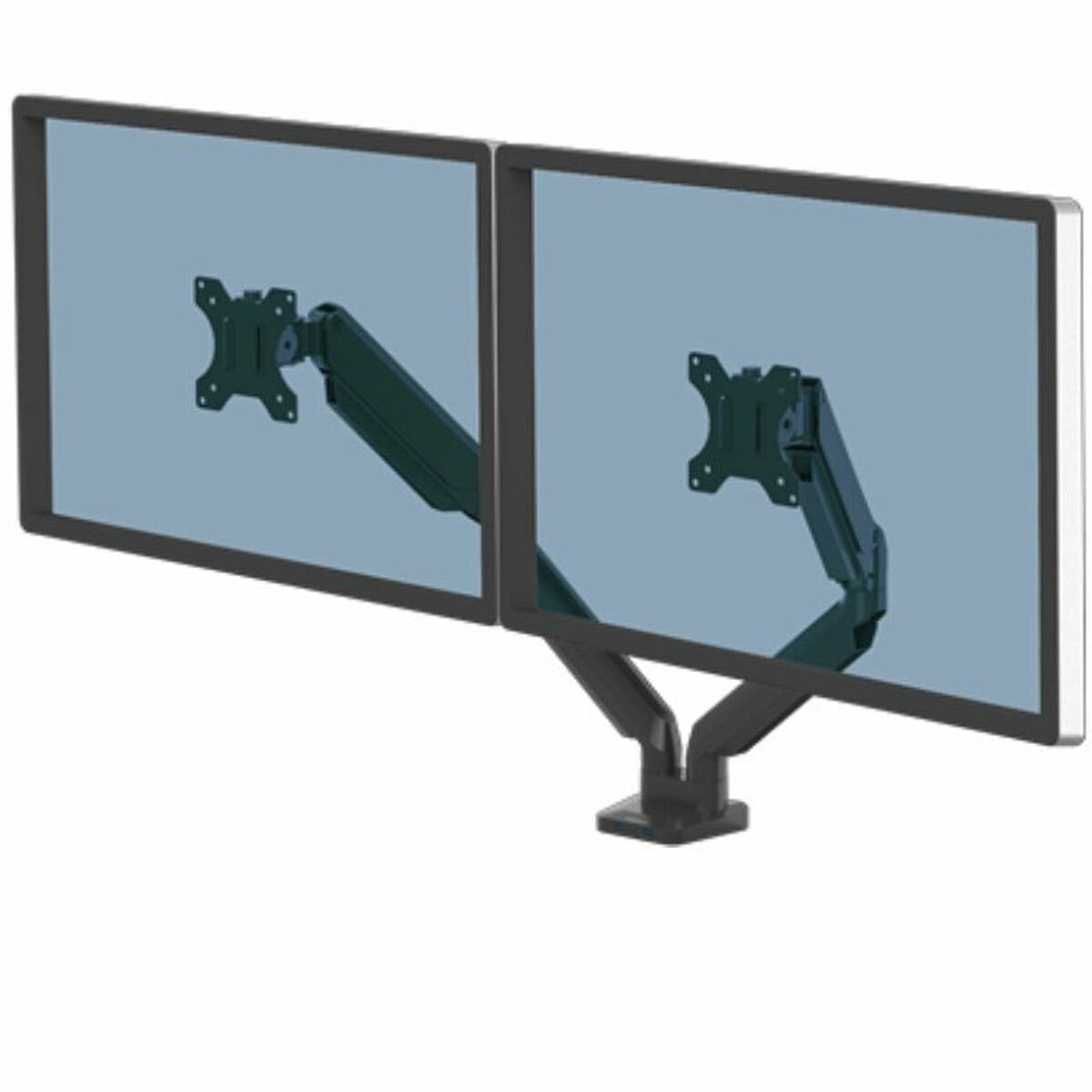FELLOWES Bras Porte-Ecrans Double Gris Platinum Series