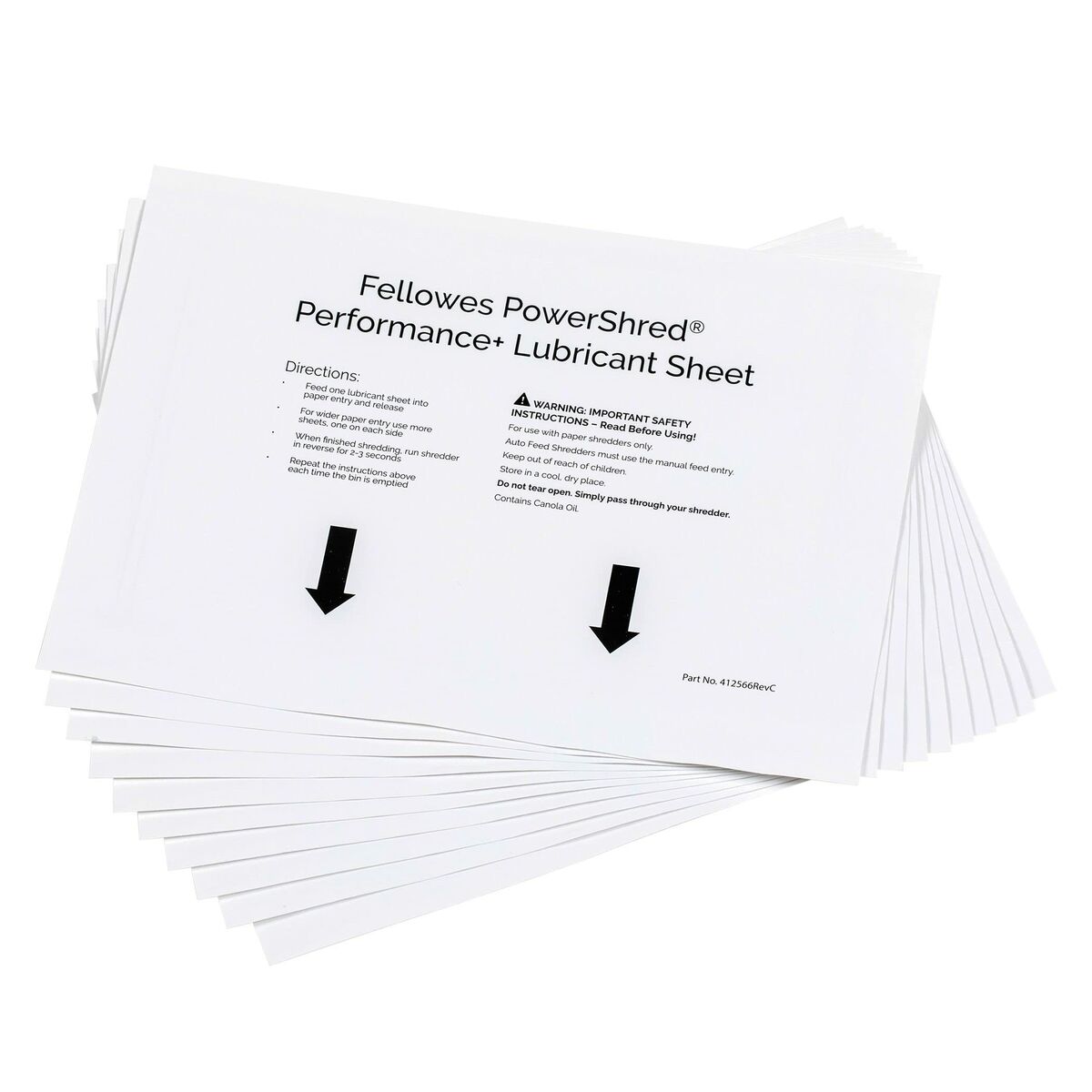FELLOWES Powershred Performace + Lubricant Sheets