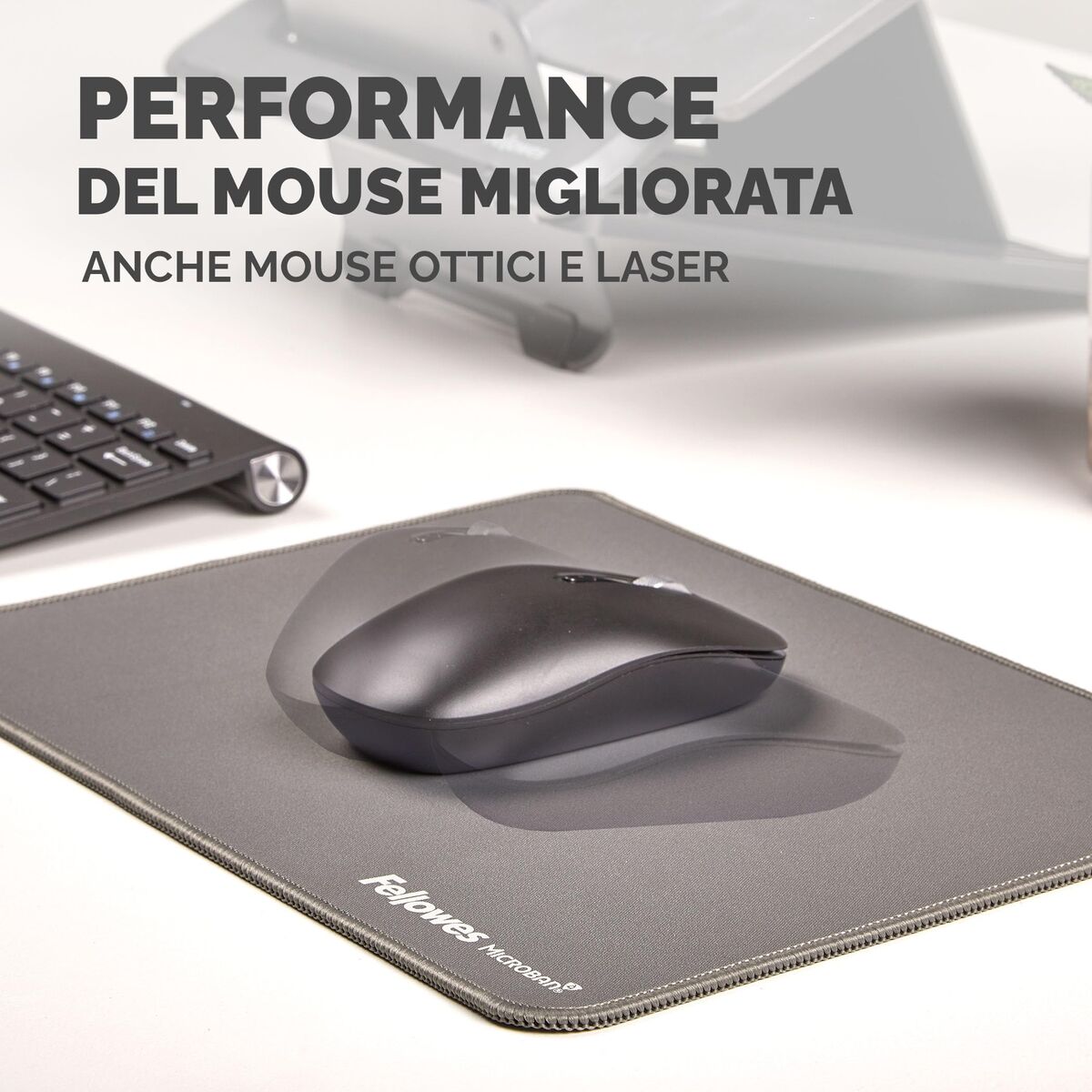 FELLOWES TAPIS DE SOURIS XL GRIS BREYTA