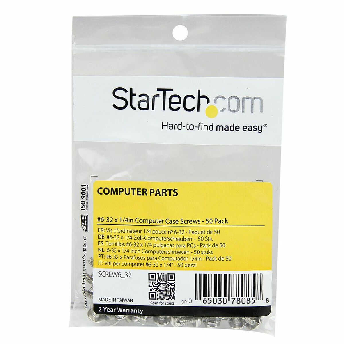 #6-32 x 1/4" Long Screw Standoff 50 Pack