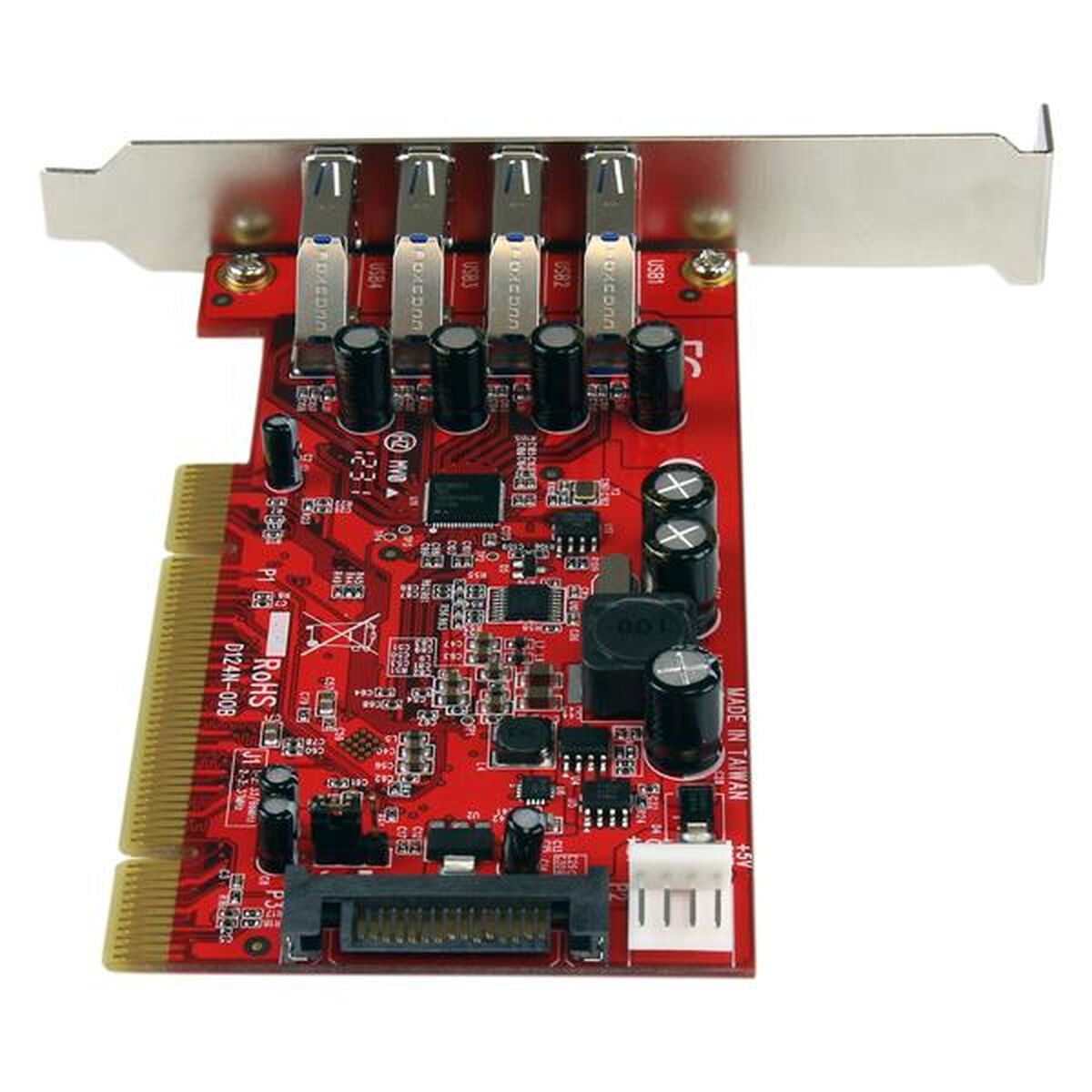 4 Port PCI USB 3.0 Card w/SATA Power