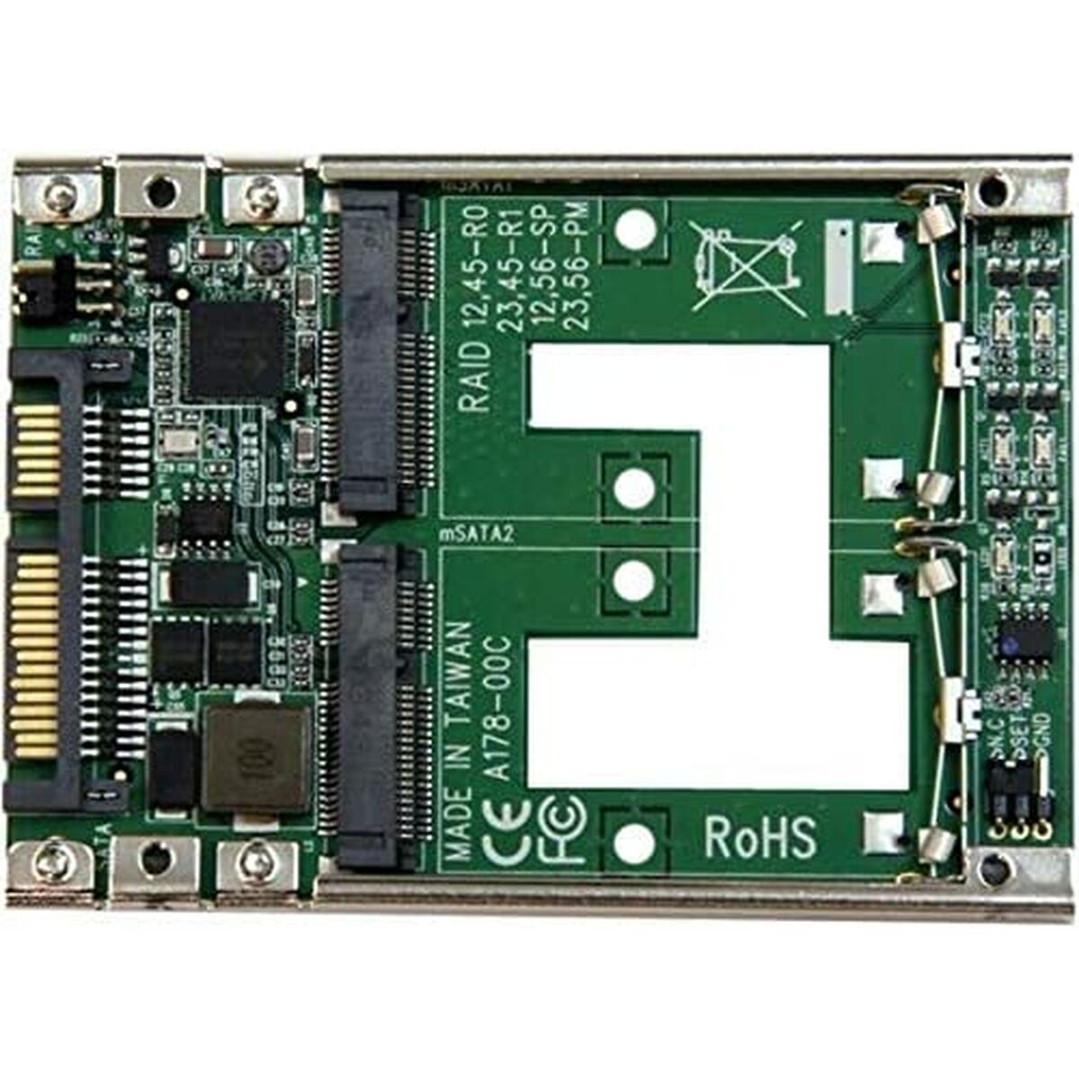 Dual mSATA SSD to 2.5 SATA RAID Adapter