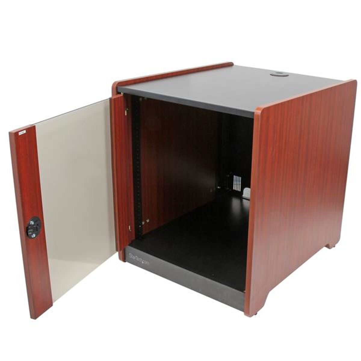 12U Office Server Cabinet w/Wood Finish
