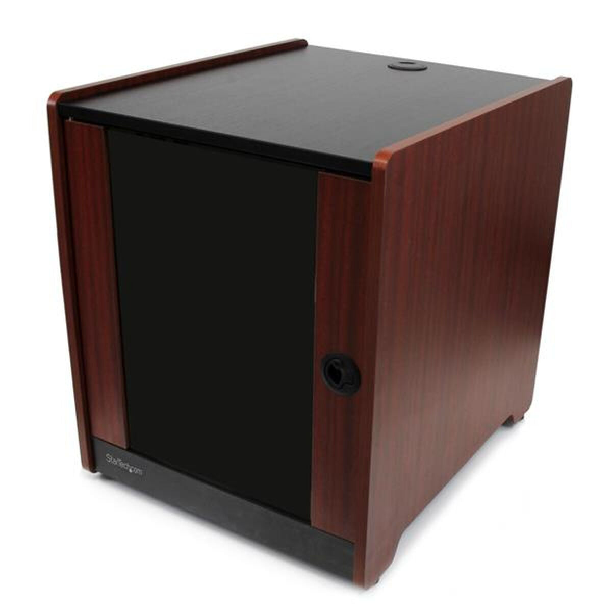12U Office Server Cabinet w/Wood Finish